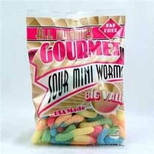 Gourmet Sour Mini Worms Case Pack 12 Grocery & Gourmet Food