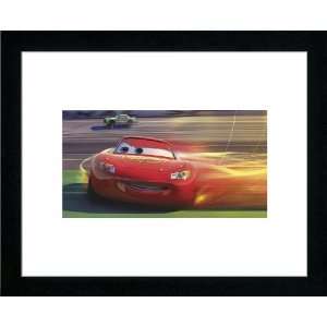 Disney Cars Taking the Race by Storm, 14 x 11 Poster Print, Framed 