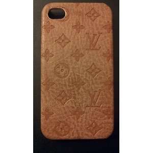  LV pattern hard case for iphone 4g/s (brown): Everything 