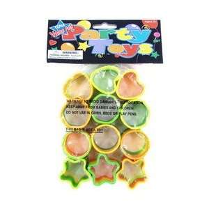  Party Supplies rainbow springs assorted shapes 35mm Toys 