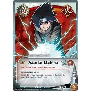  Naruto The Chosen N 308 Sasuke Uchiha Common Card Toys 