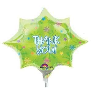 Thank You Balloons   Thank You Burst Mini Shape Baby