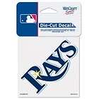 Tampa Bay Rays Full Color Car Window Sticker Decal (4x4 Inches)