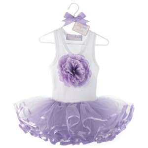 Mud Pie Tutu Tu Tu Dress Baby Buds Flower Ballerina Ballet Girls Set 