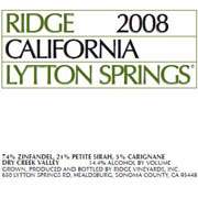 Ridge Lytton Springs Zinfandel 2008 