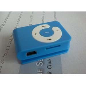  NEW 4GB Blue mini Clip Mp3 player: MP3 Players 