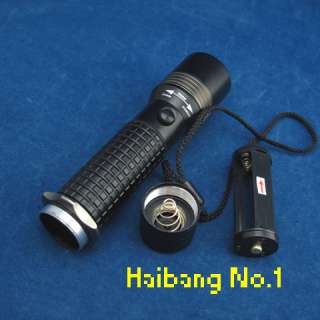 650LM ZOOMABLE 10W CREE LED Rechargeable Flashlight Torch+18650 