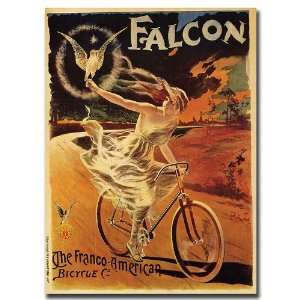 Falcon by Pal Framed 18x24 Canvas Art 