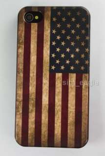 Classical Smoky America United States Flag Skin Hard Case Cover For 