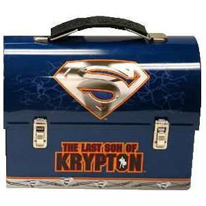  SUPERMAN Dome Tin Lunch Box   Kryptonite