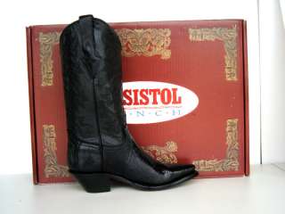 Resistol Ranch Womens Black Cherry Lizard Cowgirl Boots  