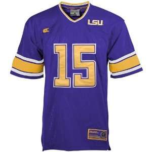 LSU Tigers #15 Purple All Time Jersey:  Sports & Outdoors