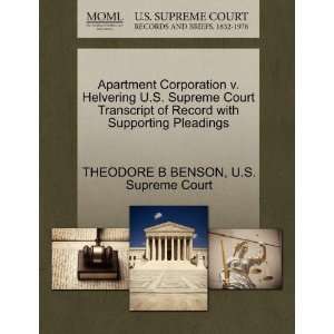  Apartment Corporation v. Helvering U.S. Supreme Court 