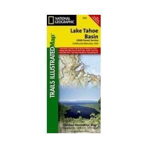  Lake Tahoe Basin (0749717008038) NATIONAL GEOGRAPHIC MAPS Books