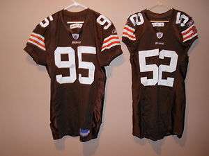 GAME USED WORN CLEVELAND BROWNS FOOTBALL JERSEY  