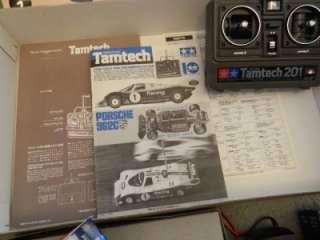 vintage tamiya tamtech porsche 962c complete kit no 2101 1:24 scale 