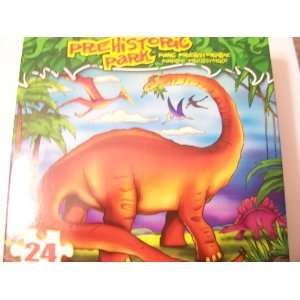   24 Piece Dinosaur Puzzle ~ Big Friendly Brontosaurus: Toys & Games