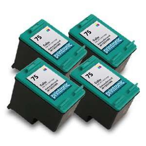  HP 75 CB337WN Compatible Remanufactured Combo Pack   4 