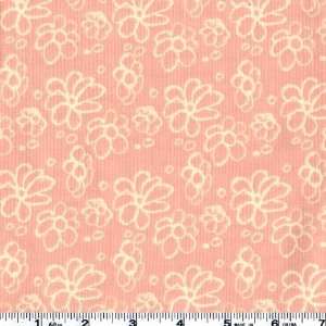  45 Wide Fairy Tip Toes Daisy Lace Peach Fabric By The 