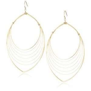 Viv&Ingrid Layered 14k Gold Fill Large Arrow Hoop Earrings
