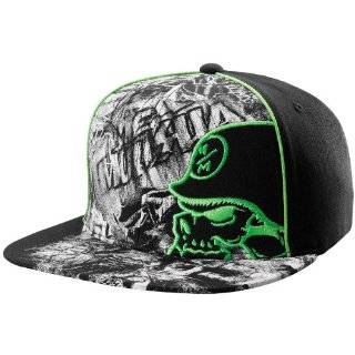 MSR Ordeal Metal Mulisha Hat , Color: Black / Green, Size: Lg / XL 