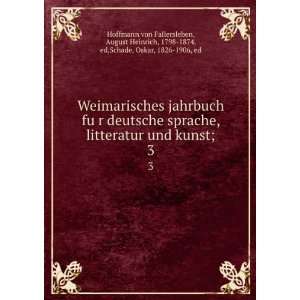 Weimarisches jahrbuch fuÌ?r deutsche sprache, litteratur und kunst 