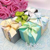 100x Robbins Egg Blue Gift Favour Boxes Wedding Party  