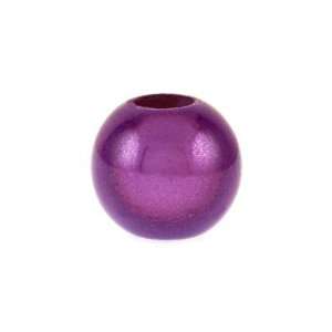  12mm Purple Miracle Large Hole Bead Arts, Crafts & Sewing
