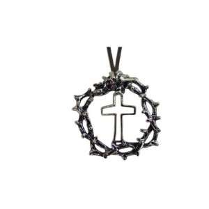   Of Thorns with Cross hand made form Sterling Silver: Home & Kitchen