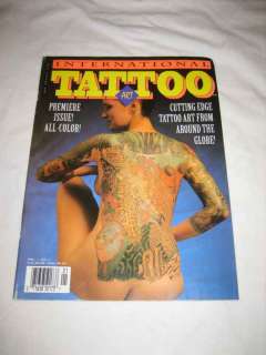   Tattoo Art V.1 #1 1992 Premiere Issue Bob Shaw First Tattoos  