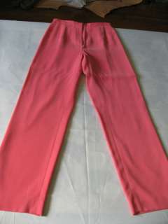 Petite Sophisticate Womens Peach Color Pant Suit Size 2 NWOT  