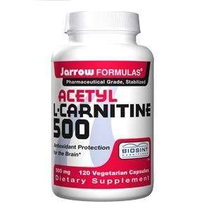  Jarrow Formulas Acetyl L Carnitine, 500 mg Size 120 