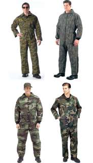 CAMOUFLAGE Military Style Cold Weather Paintball/Hunting Coveralls