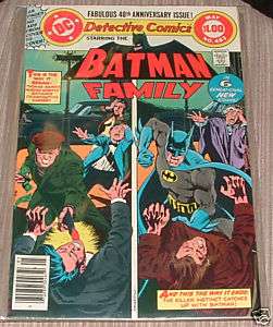 DETECTIVE COMICS #483 THE BATMAN FAMILY VF NM  