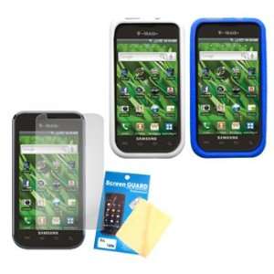   , Blue) & LCD Screen Guard / Protector for Samsung Vibrant SGH T959
