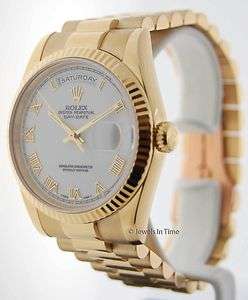 Rolex Mens Day Date 118238 K President 18k Yellow Gold JEWELS IN TIME 