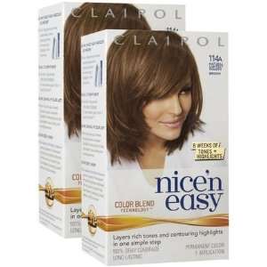 Clairol Nice n Easy Hair Color, Natural Lightest Golden Brown (114A 