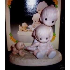  Precious Moments Babys First Pet Porcelain Figurine 