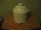 Antique Crock Glazed Stoneware Chicken Feeder Water Dispenser Great 