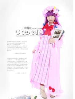 Touhou Project Patchouli Knowledge Cosplay Wig 80Cm  