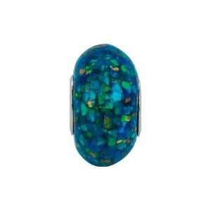  Kera Created Opal Mosaic Mother of Pearl Bead: Jewelry
