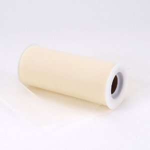  Premium Nylon Tulle Fabric 18 inch 25 Yards, Ivory Health 