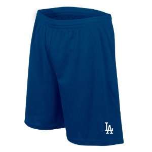    Los Angeles Dodgers Cross Bar Synthetic Shorts: Sports & Outdoors