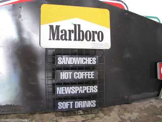Rare Vintage Marlboro Stand Gas and Oil sign  