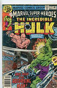 1978 DEC #77 MARVEL THE INCREDIBLE HULK COMIC BOOK  