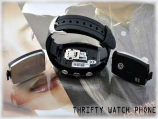 NEW Cell Phone Watch Mobile MP3/MP4 Screen Touch Black  