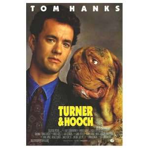 Turner And Hooch Original Movie Poster, 17.5 x 26 (1989):  