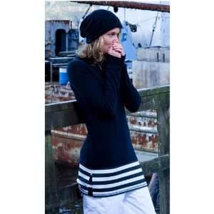 Cilla June Long Sleeve Top   Womens Black / White Stripes  
