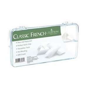  EZ Flow Classic French Nail Tips 100ct Beauty
