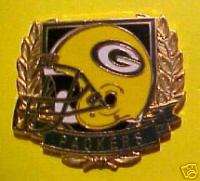Green Bay Packers FB Shield Style Logo NFL Lapel Pin  